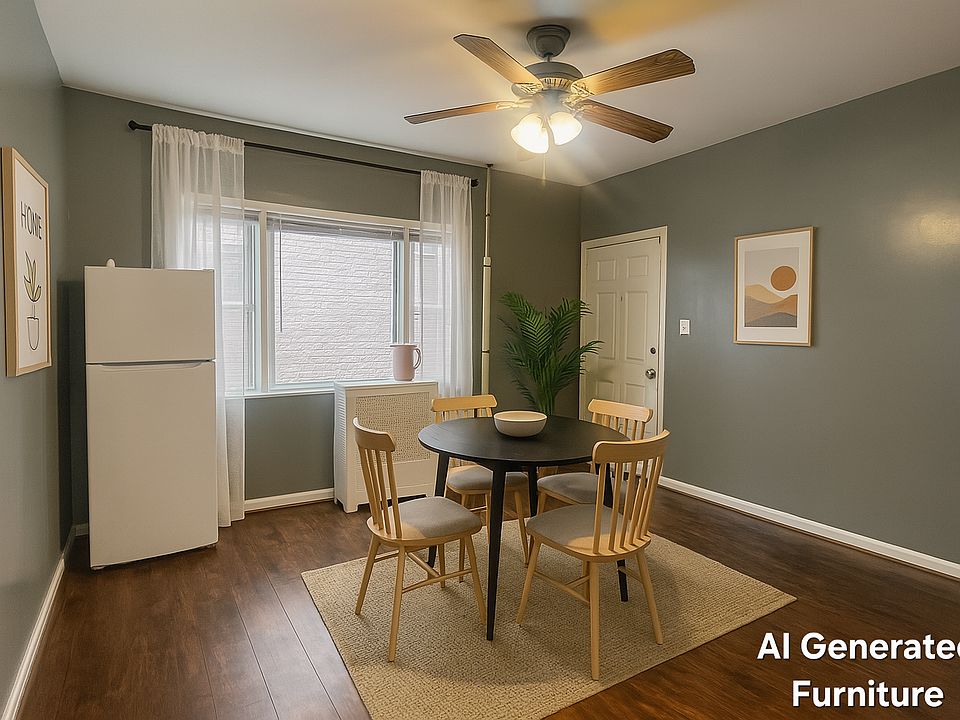 Kitchen/Common Area with AI Generated Furniture