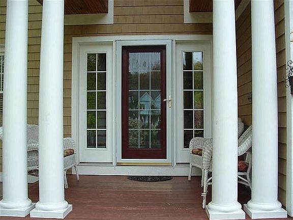 Mahogany Front Entrance
