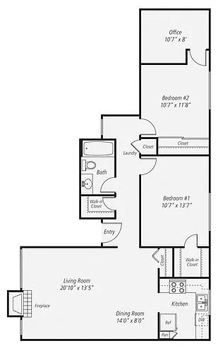 Floor plan B2D