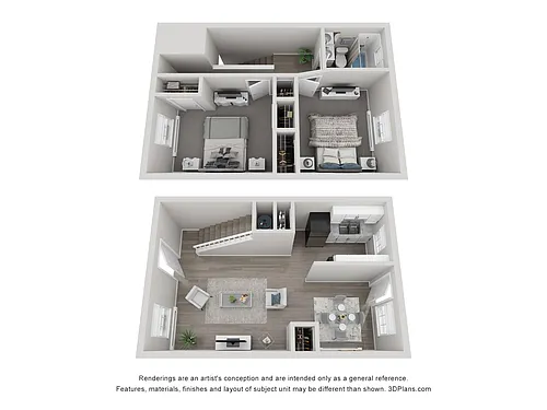 Floor plan 2X1 TH