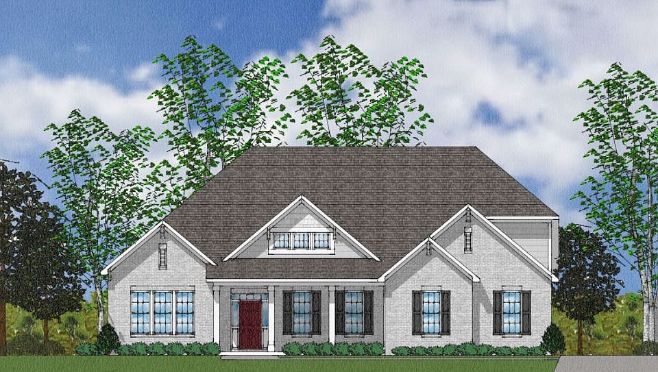 The Holmes - Elevation B Side Entry - With Bonus Room