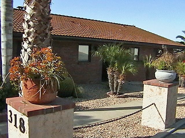 Front of Home... Brick & Stucco