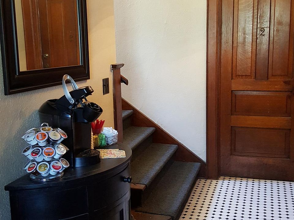 Complimentary coffee in foyer