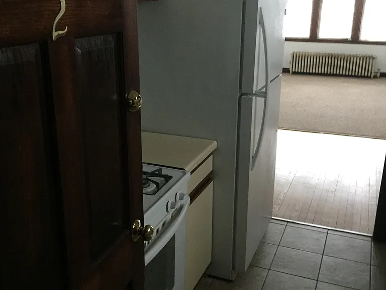 Kitchen looking into dining room/Living room