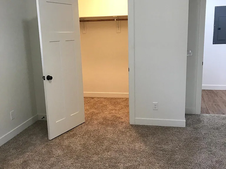 Master bedroom walk in closet