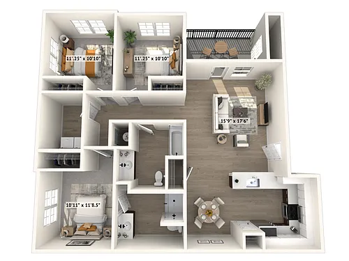 Floor plan 3x2 Horizon