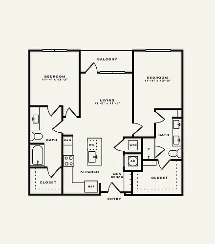Floor plan B1