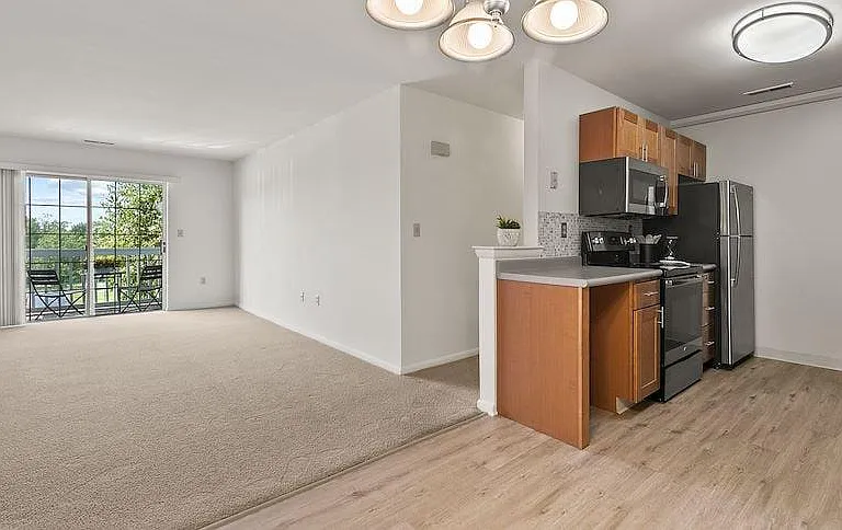 Open-Concept Living Room, Dining Room, and Kitchen