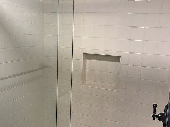 Master shower