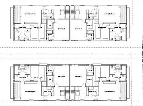 2nd Floor Primary & 2nd Bedroom, Utility