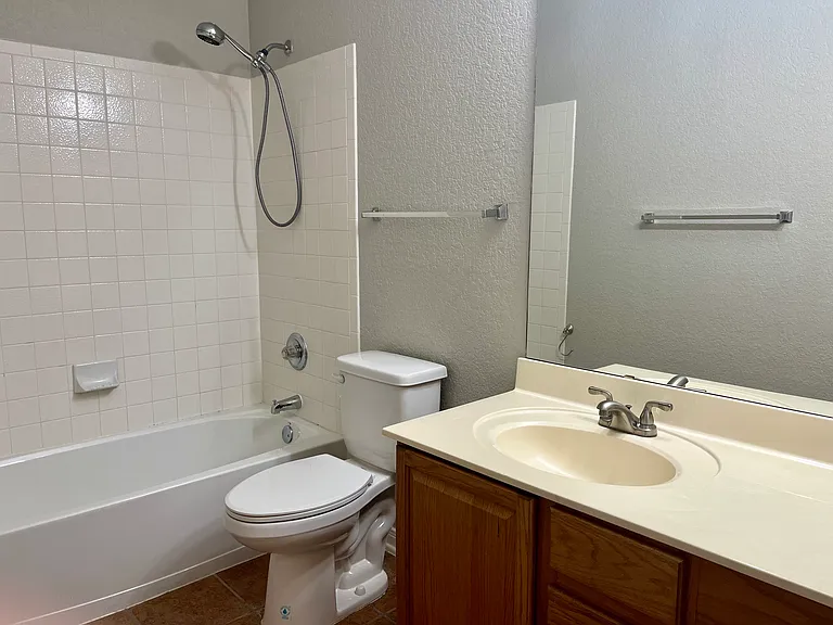 Hallway bathroom