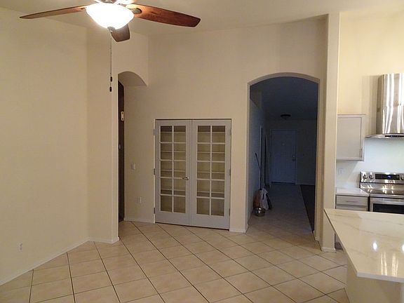 Living room off of kitchen