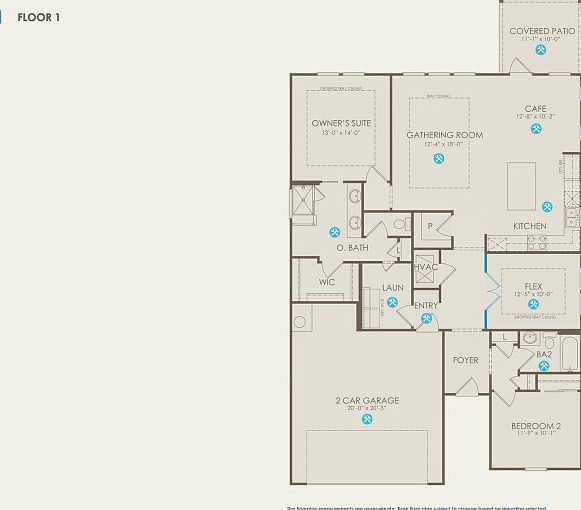 Prosperity Floor Plan, Quick Move-In Home, Floor 1