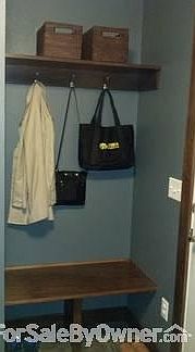Mud Room Lockers
						:
						3 hooks, shelvining above and a bench