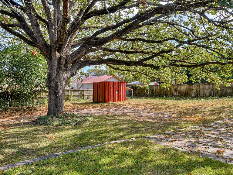 Beautifyl back yard, and off-street parking.