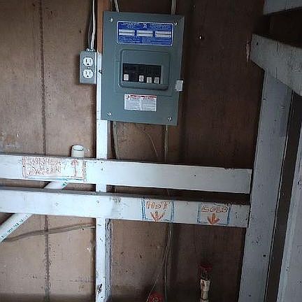 INSIDE SHED