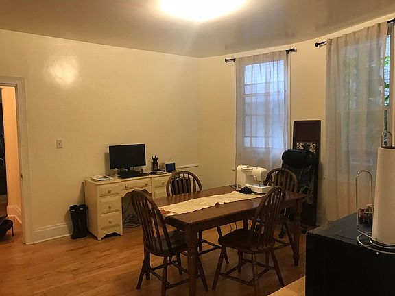 Dining room, floors recently redone.