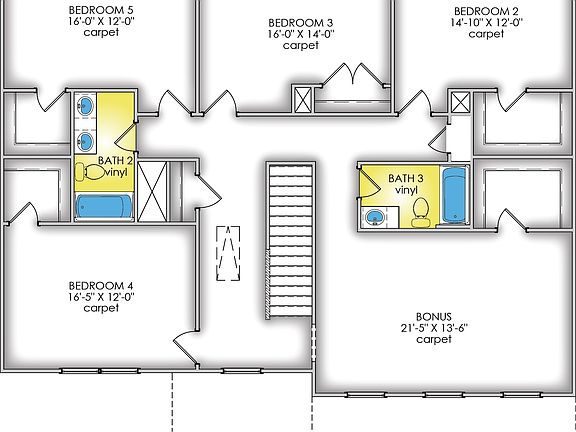 Second Level Elevations A B