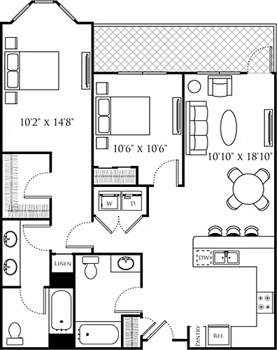 Floor plan B18