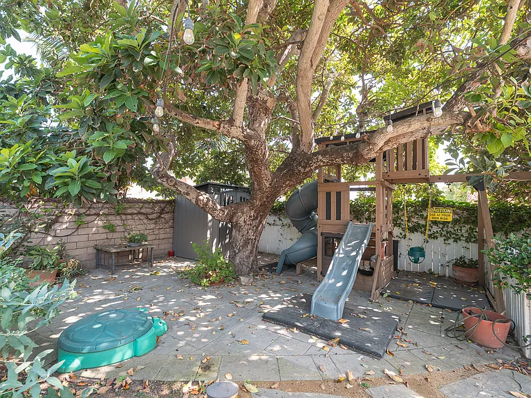 Playground in the backyard