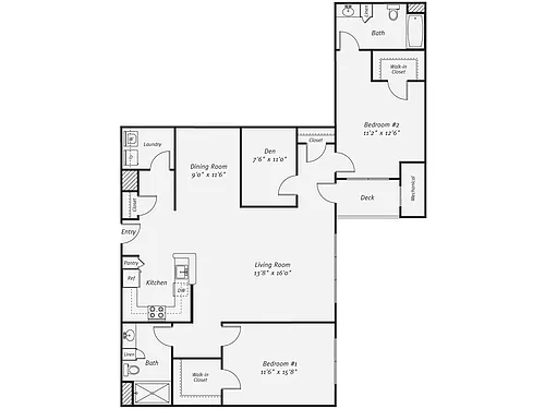 Floor plan B7D