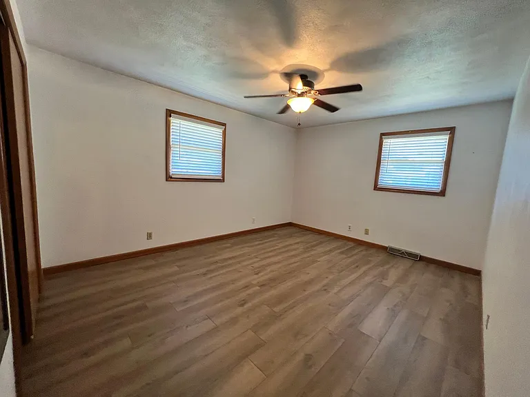 Bedroom 2, new LVP flooring