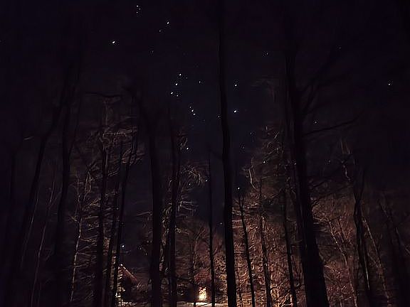 Night under Orion sky