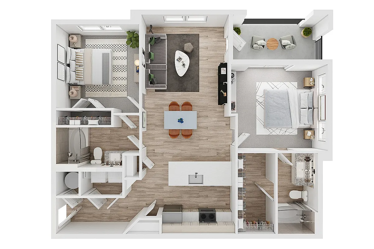 Floor plan B1-A