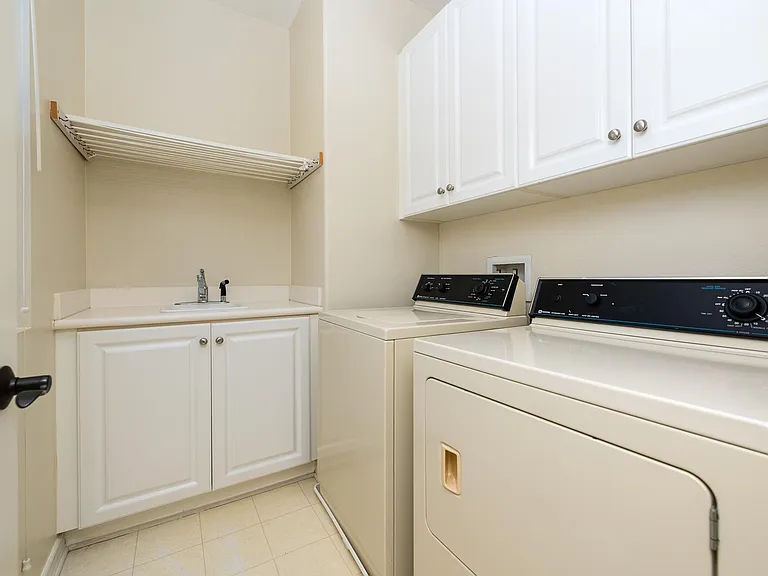 Second story laundry room.