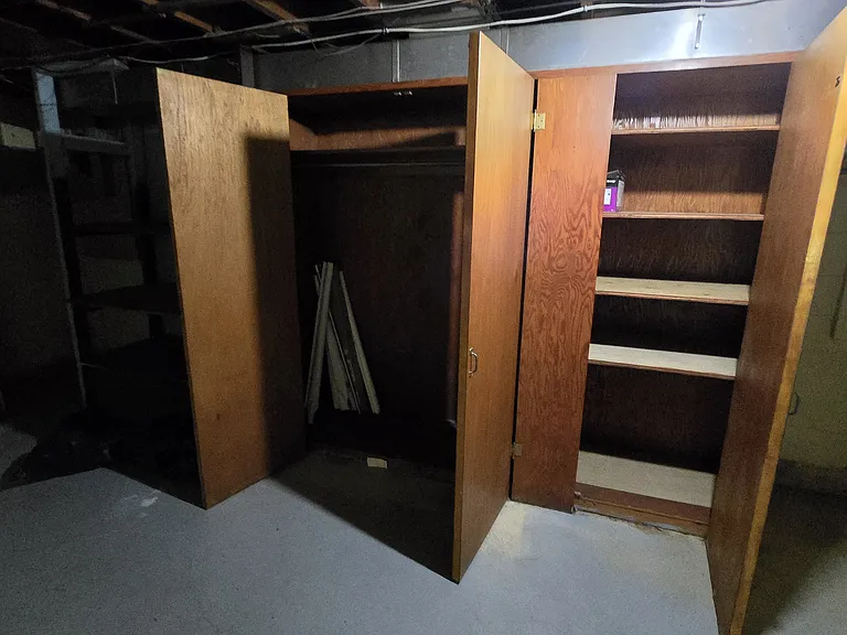Basement storage
