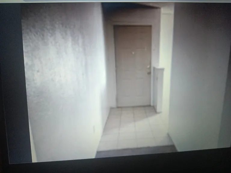 Front door and hallway