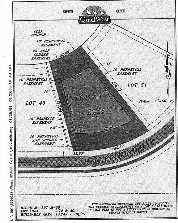 1st image of 6405 Highcroft Dr Lot 50
