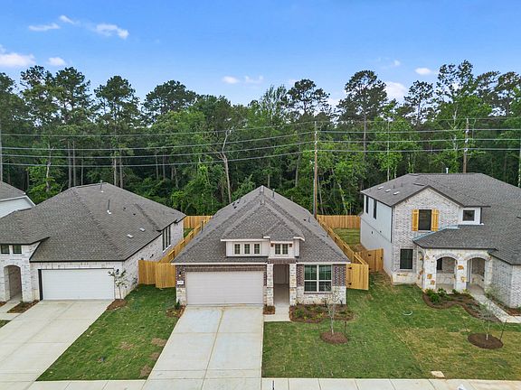 An additional view of your home and lot featuring no back neighbors.