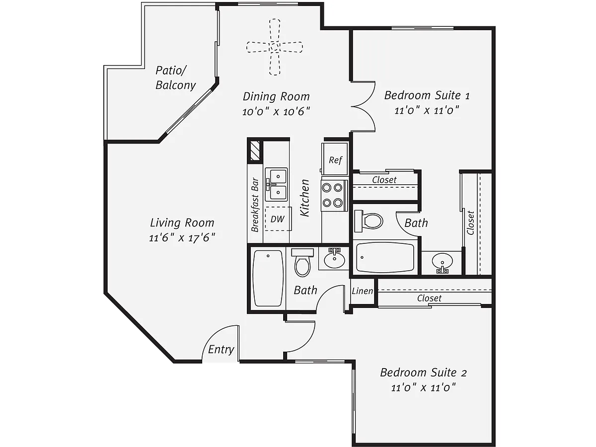 Floor plan B2