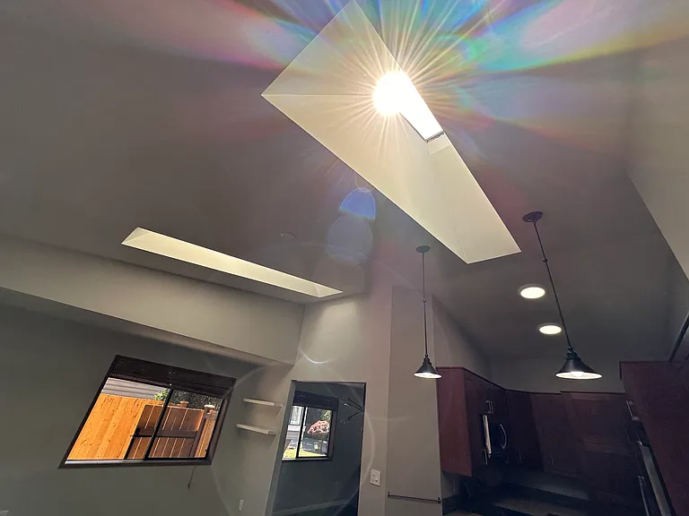 The Skylights of the living room