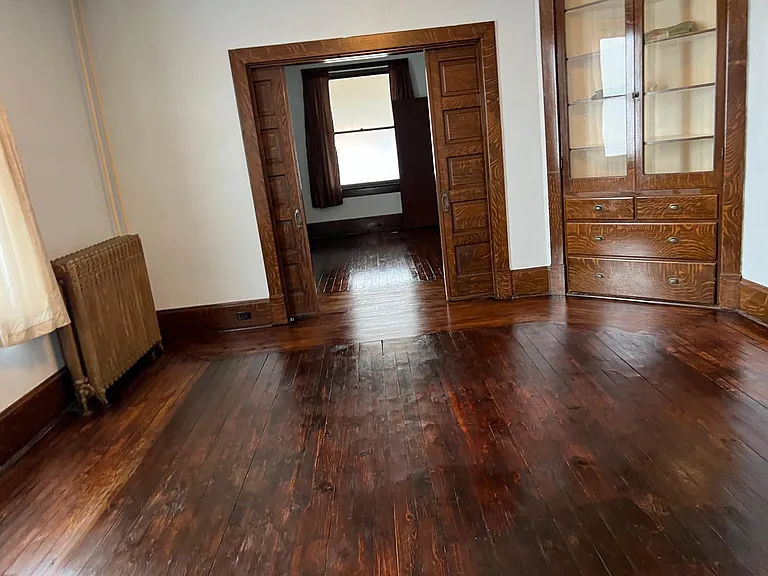looking through living room