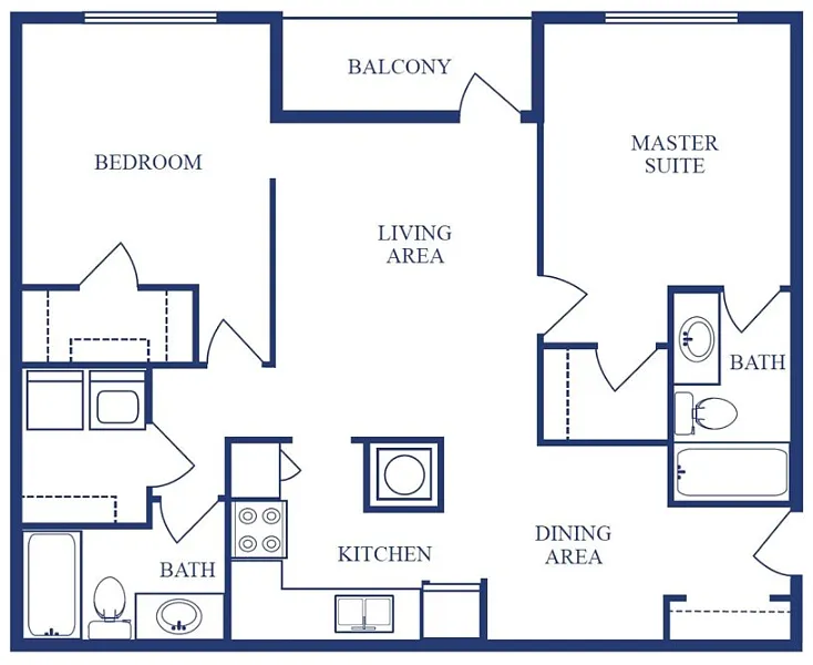 Floor plan The Oak