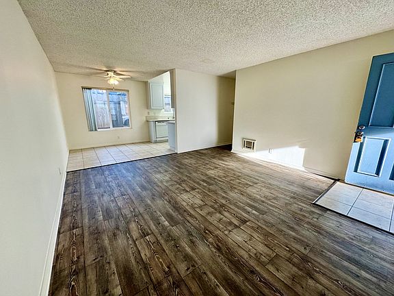 View from the living room into the dining room