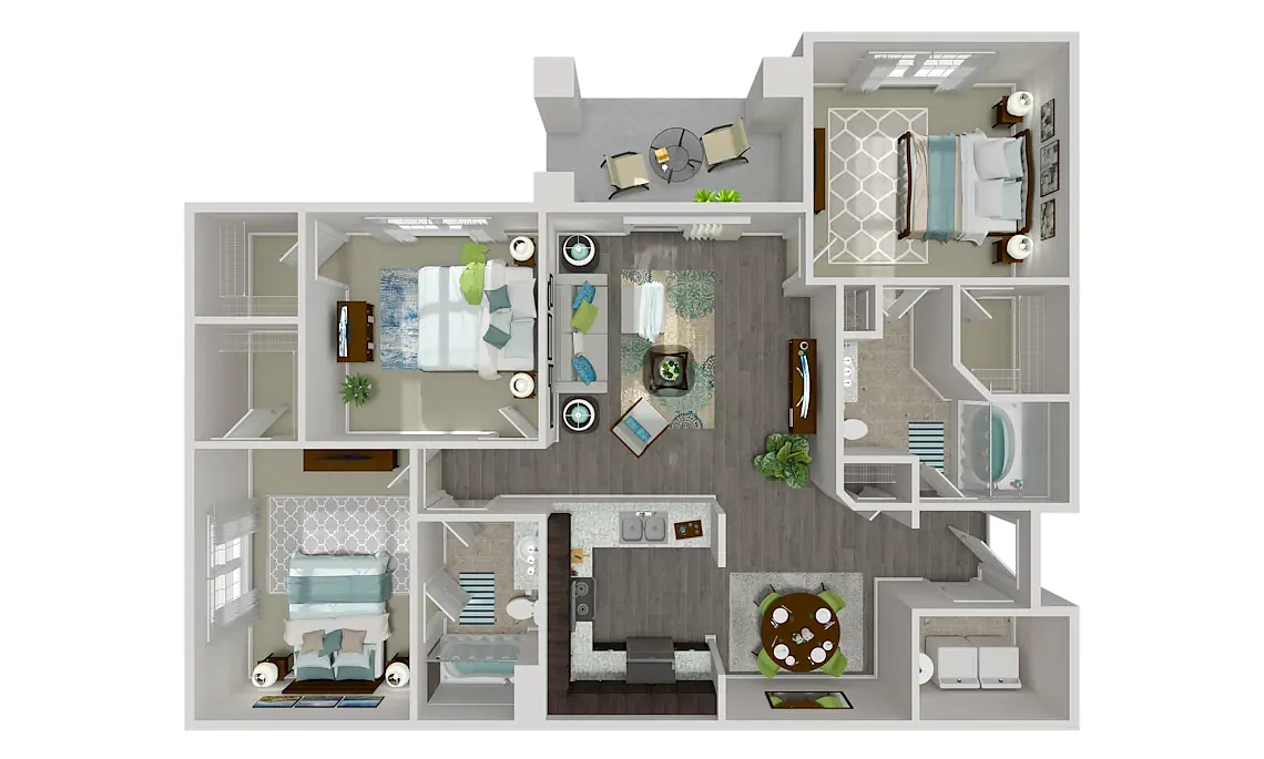 Floor plan The Renovated Cypress