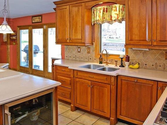 CHERRY WOOD CABINETS - CO