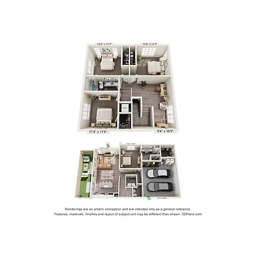 Floor plan 4B