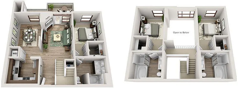 Floor plan Model C2TH Townhome