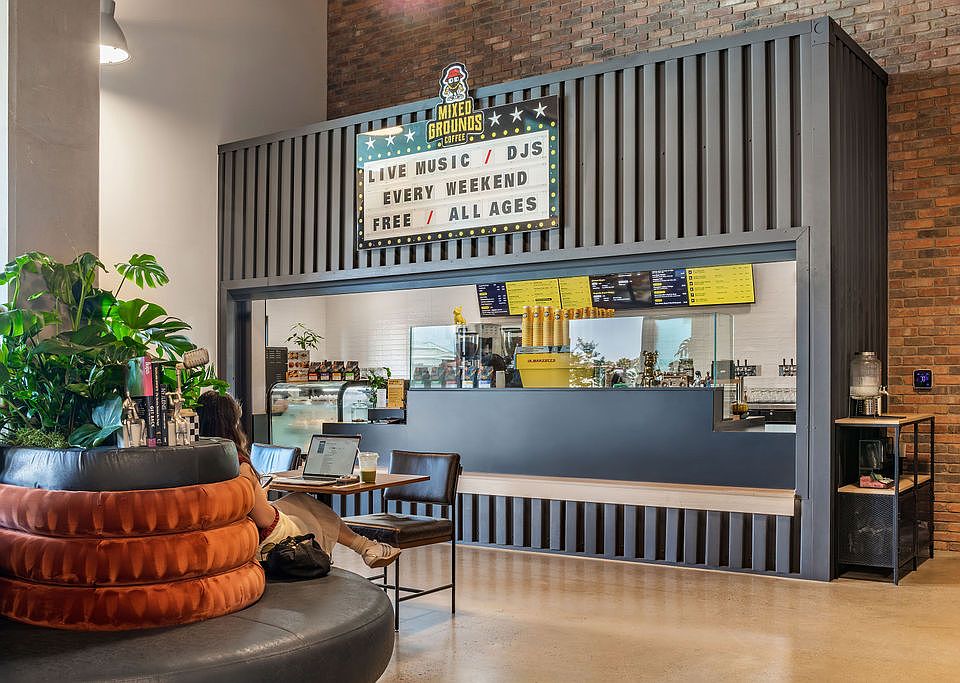 Mixed Ground Coffee in the lodge