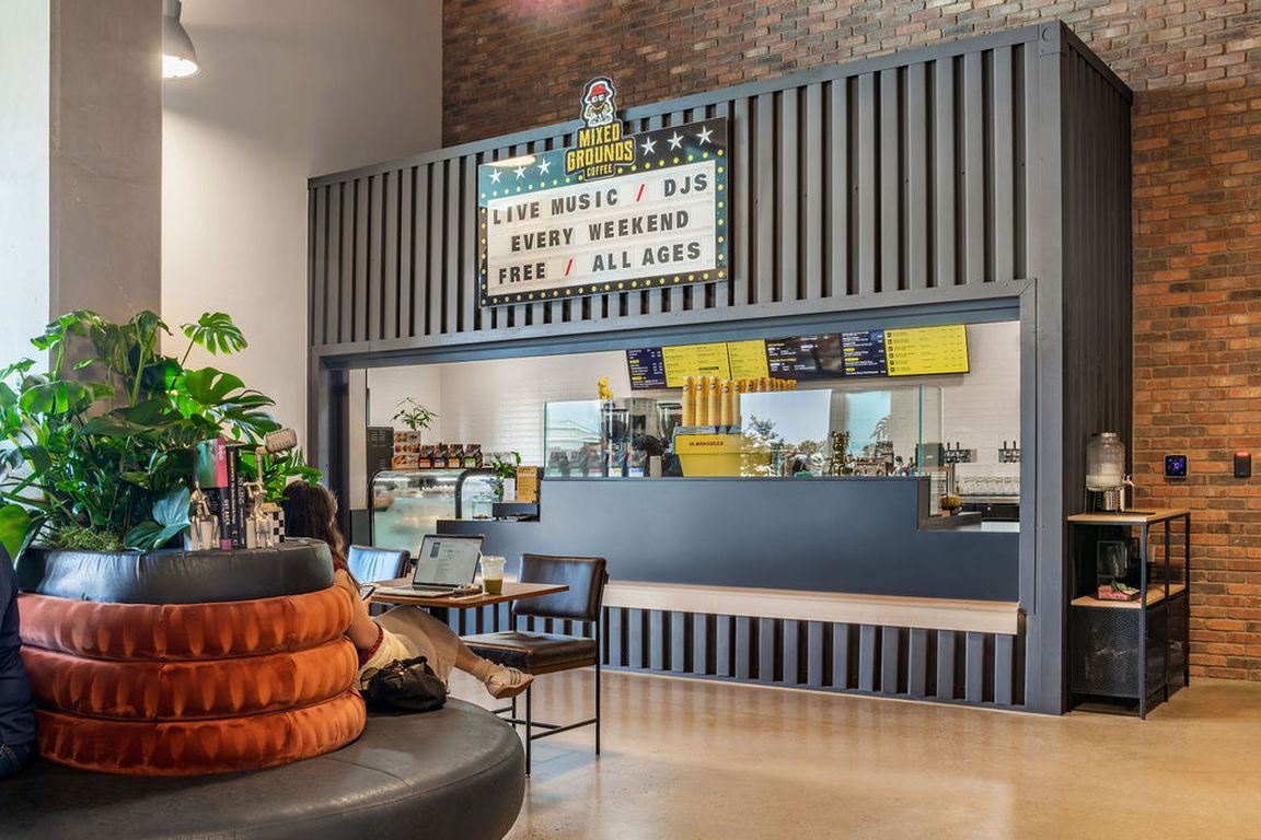 Mixed Ground Coffee in the lodge