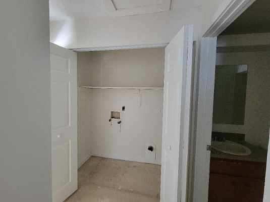 Indoor hook-ups for washer/dryer