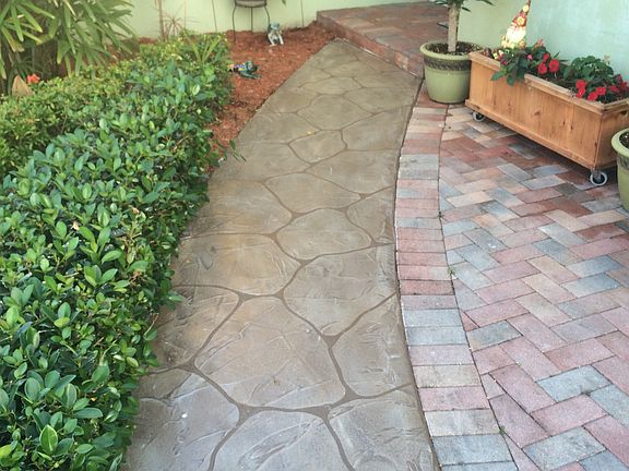 Entrance redone in February