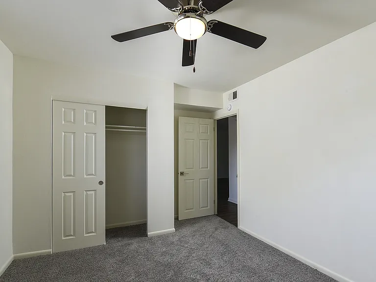 Bedroom with closet
