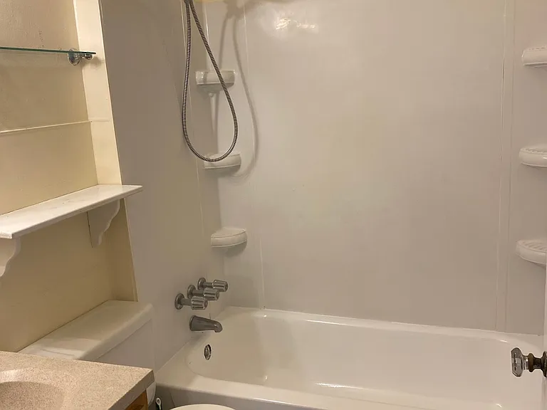 one bathroom