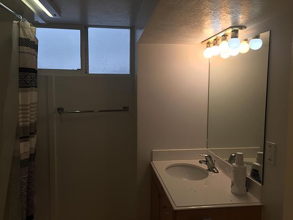 Remodeled bath with walk-in shower