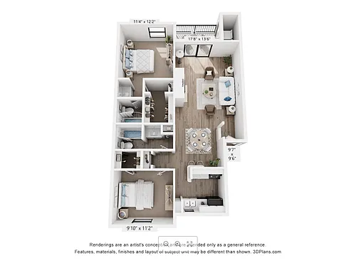 Floor plan B3